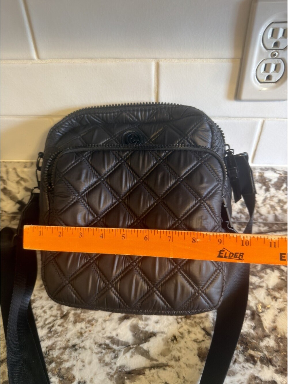 Joan And David Quilted Black Bag Looks New Carryon ?